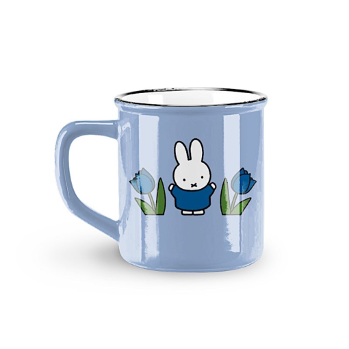 Mug rétro Miffy - Tulipe bleu - Stempels Magic touch of the Dutch