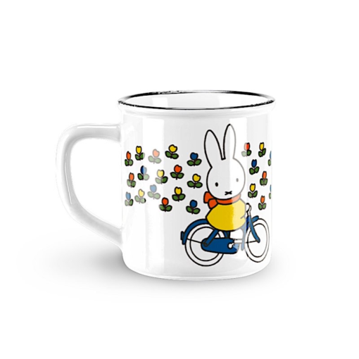 Mug rétro Miffy - Vélo - Stempels Magic touch of the Dutch