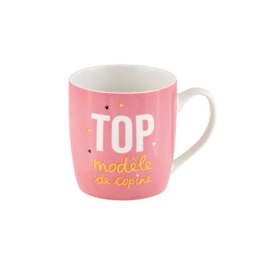 Mug - Modèle LEMAN - Gamme "Top modèle de copine" - Derrière la porte