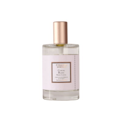 Parfum d'intérieur 100ml, senteur Coton blanc, de Collines de Provence - Gamme Couture