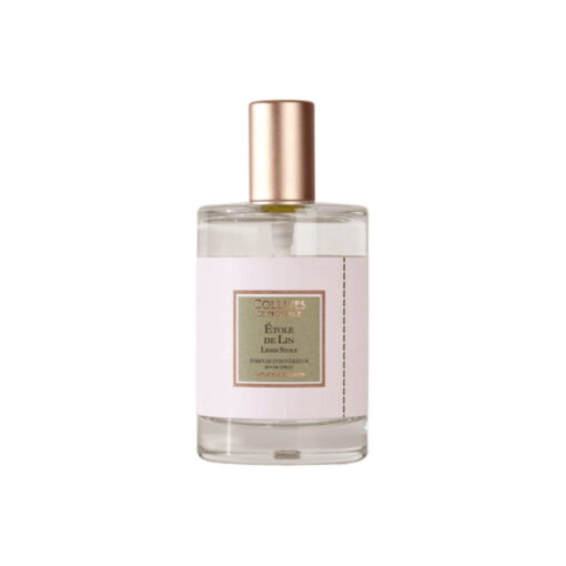 Parfum d'intérieur 100ml, senteur Etole de lin, de Collines de Provence - Gamme Couture