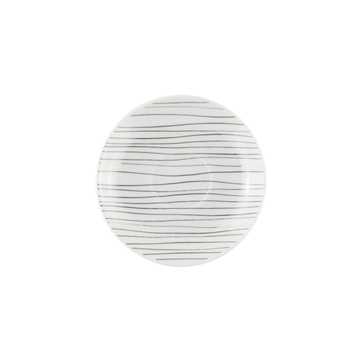 Set de 4 tasses et 4 soucoupes - Modèle DECORA - Gamme "Black & white" - Derrière La Porte