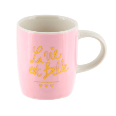 Tasse à café - Modèle ERIC - Gamme "La vie est belle" - Derrière la porte