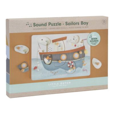 Puzzle Sonore en Bois - Sailors Bay - Little Dutch