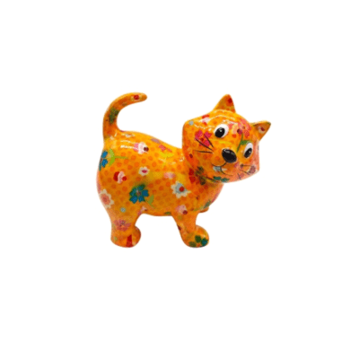 Tirelire - Kiki le chat - Orange - Taille S - Pomme Pidou