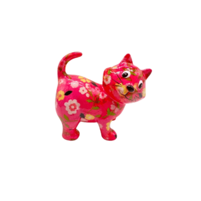 Tirelire - Kiki le chat - Rose - Taille S - Pomme Pidou