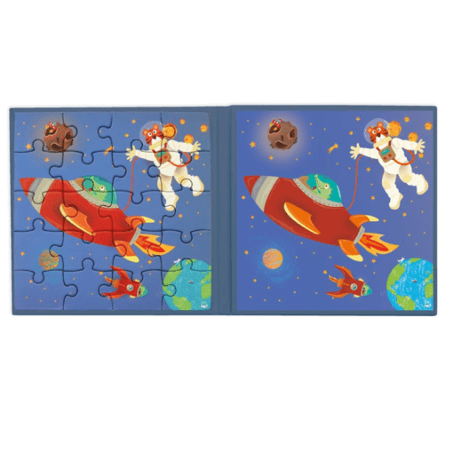 Livre de puzzle magnétique - Espace - Scratch Europe