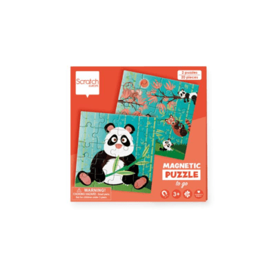 Livre de puzzle magnétique - Panda - Scratch Europe
