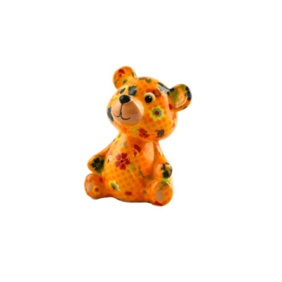 Tirelire - Toto l'ours - Orange - Taille S - Pomme Pidou