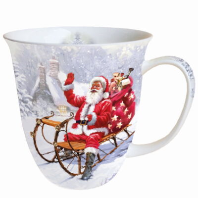 Mug Noël - Santa on sledge - Ambiente Europe B.V