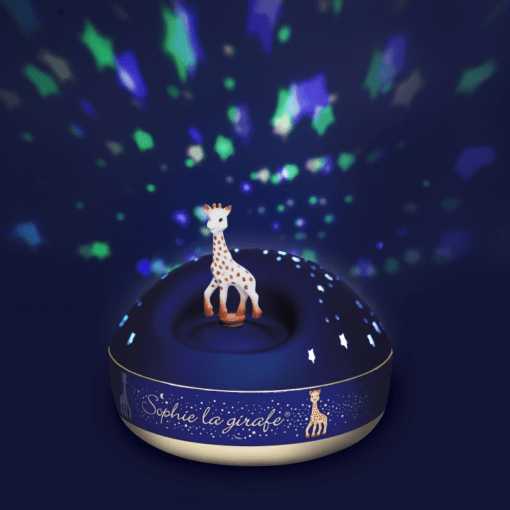 Projecteur d'étoiles musical - Sophie la Girafe© - Bleu - Trousselier