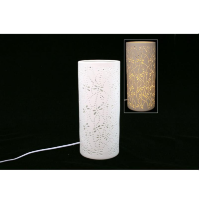 Lampe porcelaine - Grand modèle - Droite - Faye Import