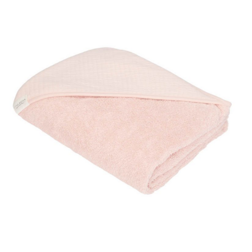 Cape de bain - Pure - Soft pink - 75 x 75 cm - Little Dutch