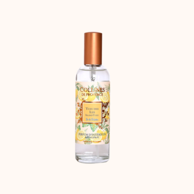 Parfum d'Intérieur 100 ml, gamme "Les estivales, voyages aux îles", senteur Yuzu des îles" de Collines de Provence