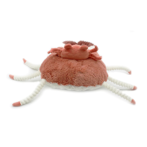 La peluche maman-bébé, Cassecou le crabe - Terracotta - Les Déglingos