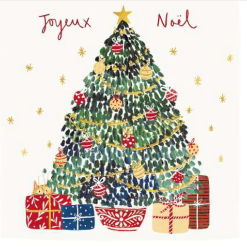 Carte double - Joyeux Noël - Louise Mulgrew - XMF26SP - Phénicia