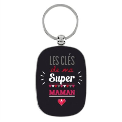 Porte-clés - OPAT - Les clés de ma super maman - Derrière la porte