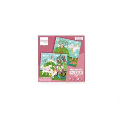 Livre de puzzle magnétique - Princesses - Scratch Europe