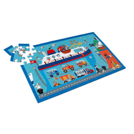 Puzzle - Ferry boat - Scratch Europe