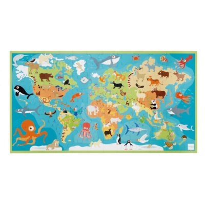 Puzzle - Animaux du monde - 100 pièces - Scratch Europe