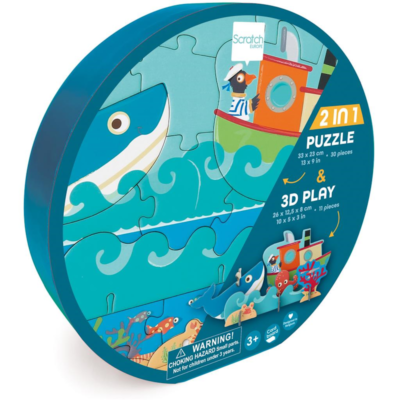 Play Puzzle 3D - Océan - 30 pièces - Scratch Europe