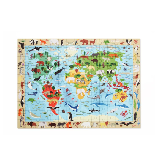 Puzzle découverte - Le monde - 150 pièces - Scratch Europe