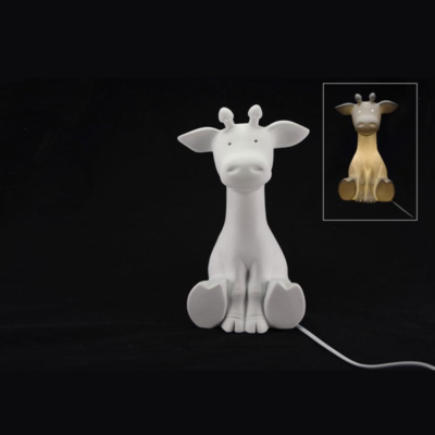 Veilleuse Girafe en porcelaine - Faye Import