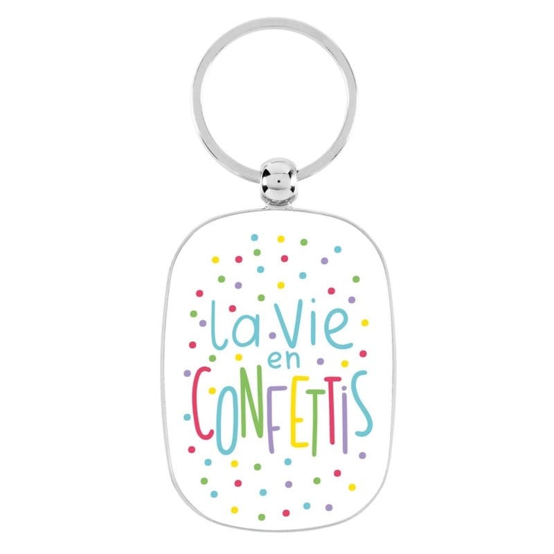 Porte-clés - OPAT - La vie en confettis - Derrière la porte