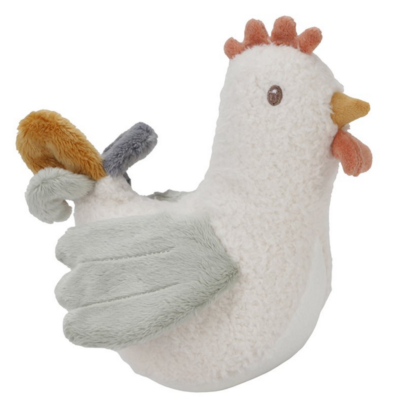 Little Dutch - Culbuto Peluche poulet - Little farm