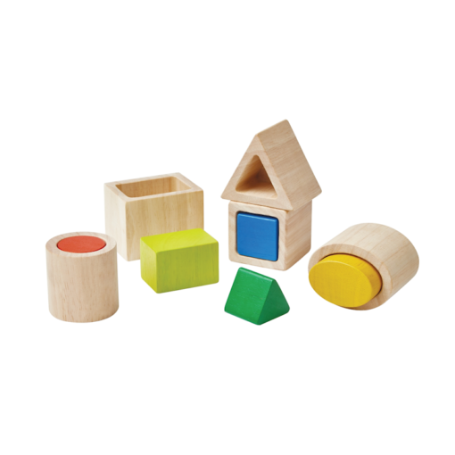 Plan Toys - Formes géométriques à imbriquer méthode Montessori