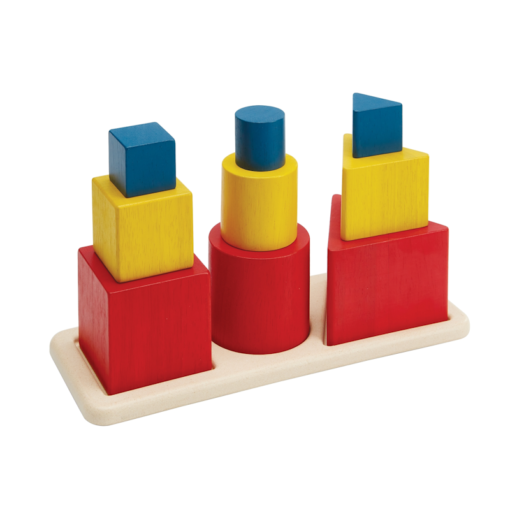 Plan Toys - Puzzle d'encastrement 3 formes