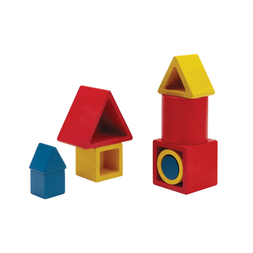 Plan Toys - Puzzle d'encastrement 3 formes