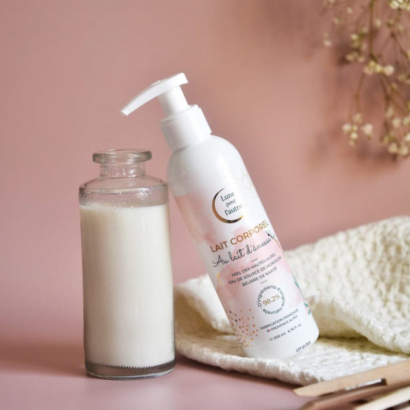 Lune pour l'autre - Lait corporel 200 ml - Lait d'ânesse