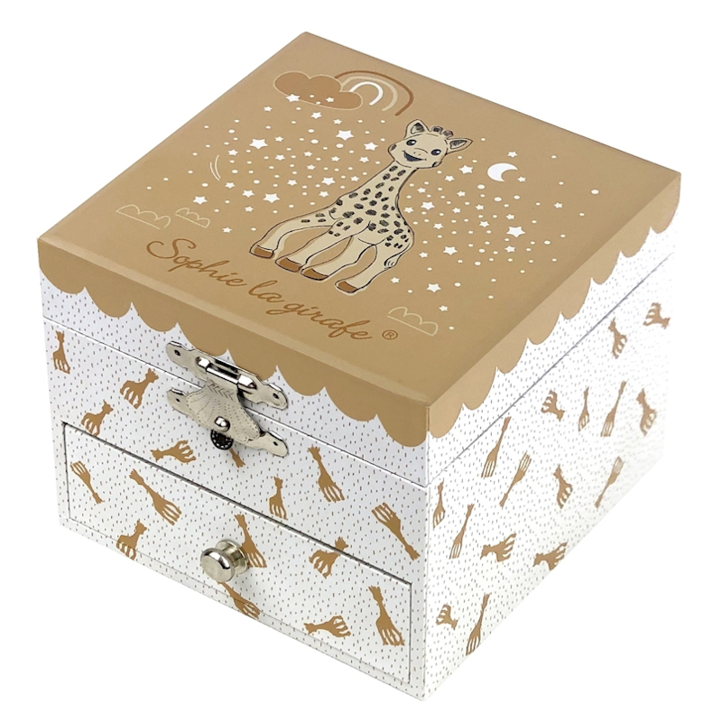 Coffret Musique Cube Sophie La Girafe© - Caramel - S20164 - Figurine Sophie - Trousselier