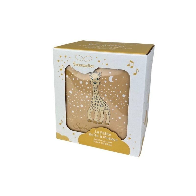 Coffret Musique Cube Sophie La Girafe© - Caramel - S20164 - Figurine Sophie - Trousselier