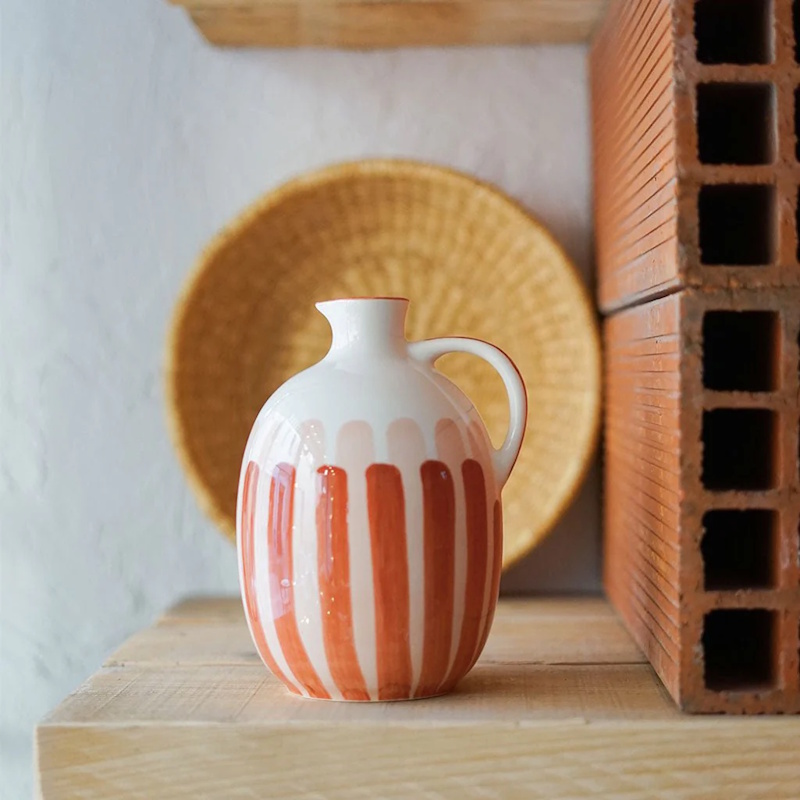 Oustao - Pichet en céramique 1,5L - Rayures