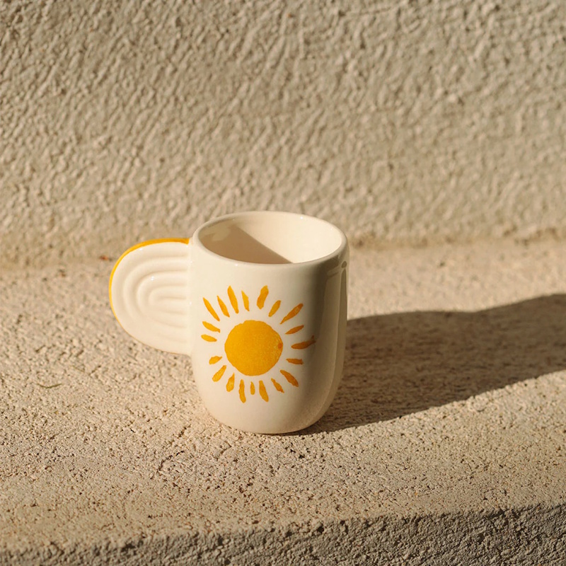 Oustao - Tasse en céramique Ambre - Soleil