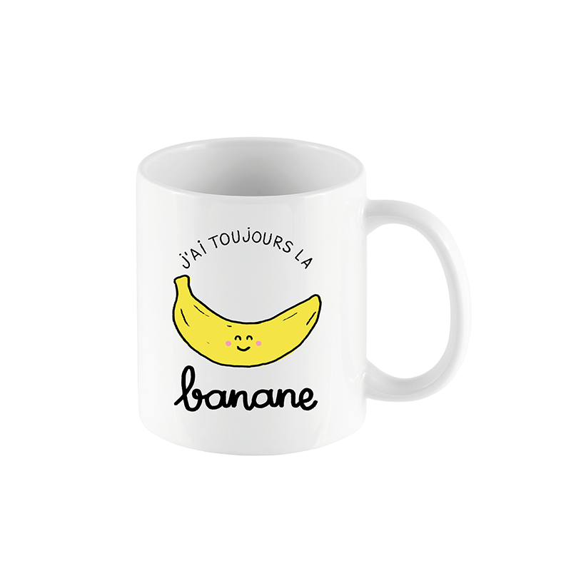 Mug - Banane - Gamme Fab' - Derrière la porte
