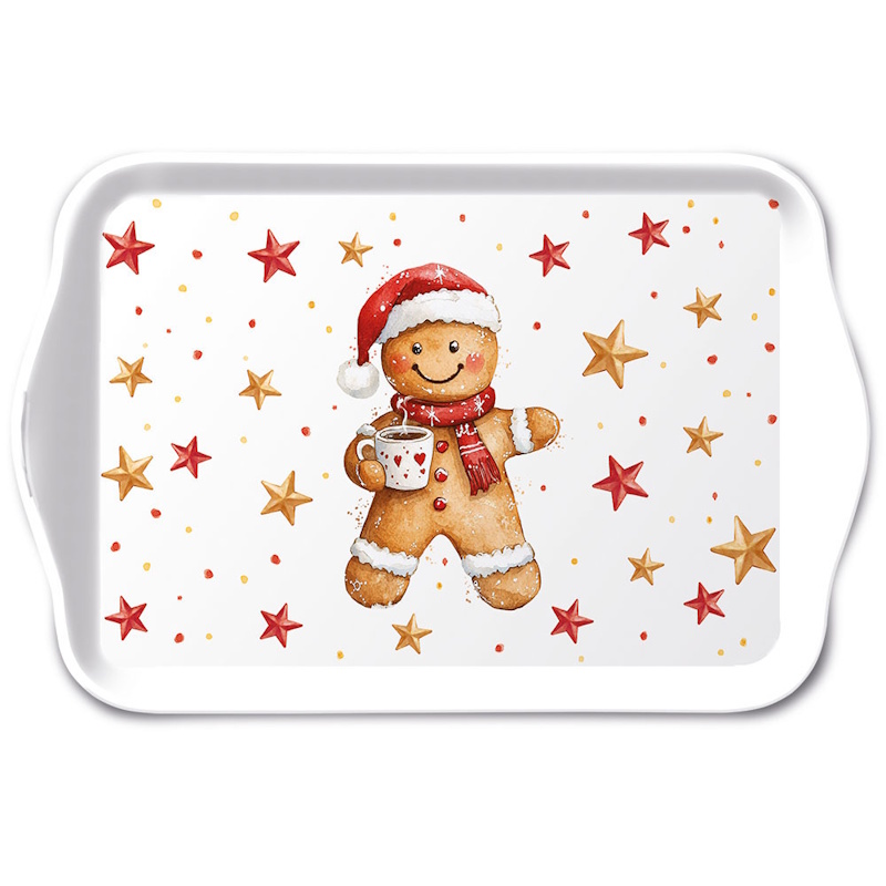 Plateau de Noël - 13 x 21 cm - Cocoa and cookie - Ambiente Europe B.V