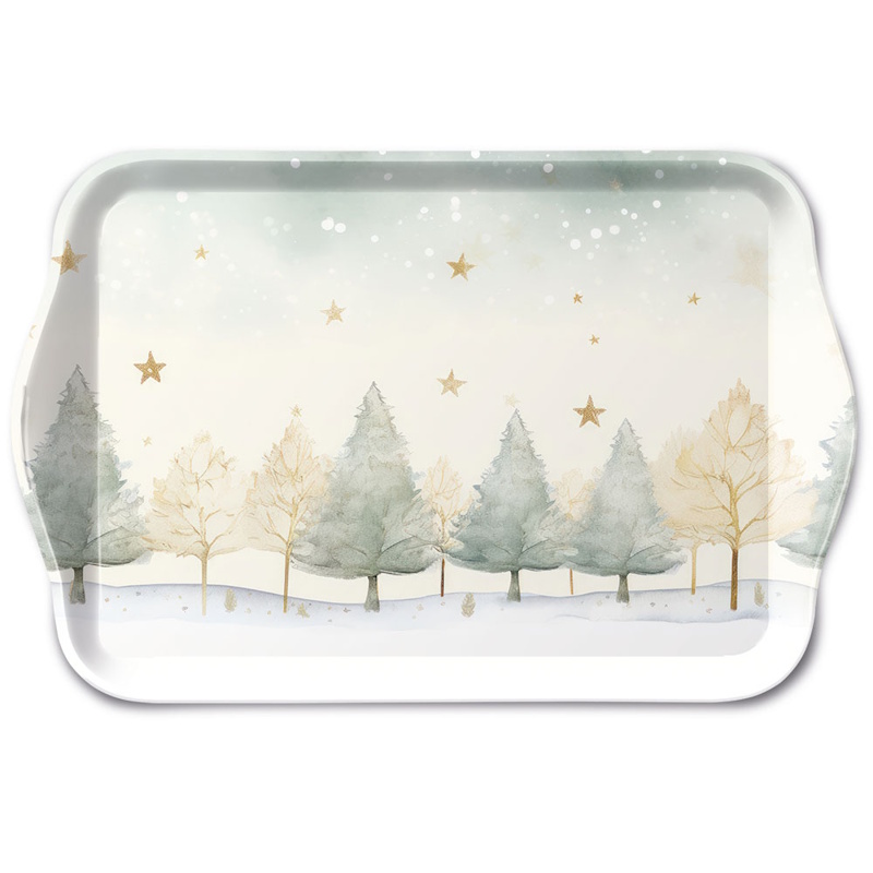 Plateau de Noël - 13 x 21 cm - Starry sky - Ambiente Europe B.V