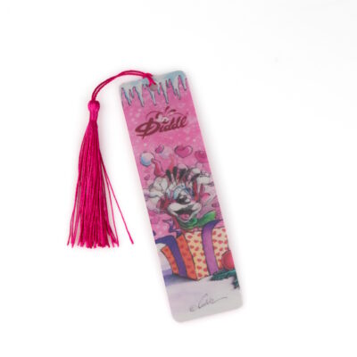 Diddl - Marque-page 3D lenticulaire - Diddl et son paquet cadeau - Collection Hiver
