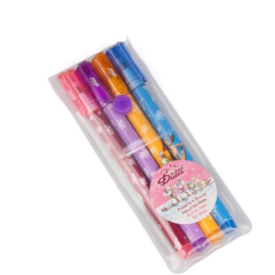 Diddl - Pochette 4 stylos paillettes - Diddl - Collection Hiver