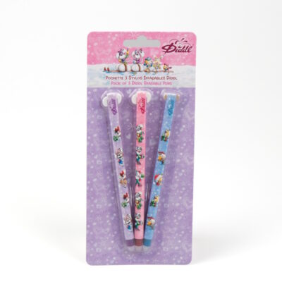 Diddl - Pochette de 3 Stylos effaçables - Diddl - Collection Hiver