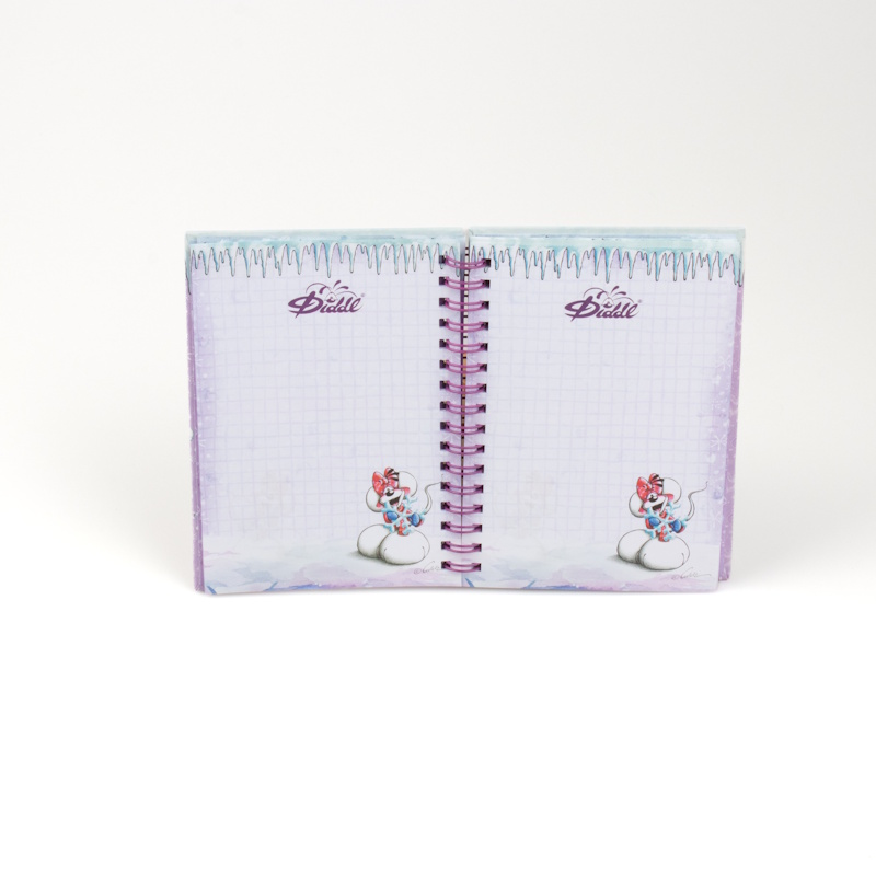 Diddl - Carnet A6 silhouette de Noël détachable - Diddlina - Collection Hiver