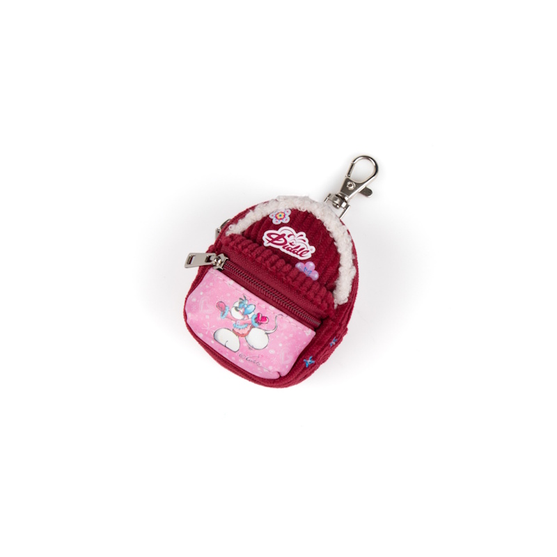 Diddl - Porte-clés mini sac à dos Hiver - Diddlina - Collection Hiver
