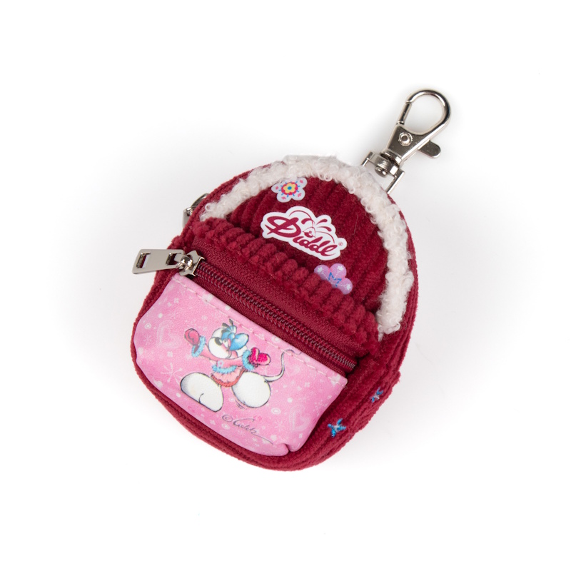 Diddl - Porte-clés mini sac à dos Hiver hiver - Collection Hiver