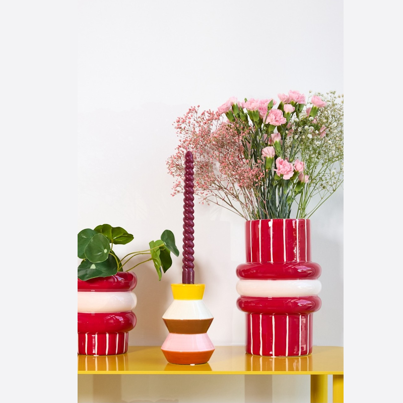 qué rico vase zafira rayas bailarinas